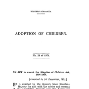 Adoption of Children Act Amendment Act, 1971
